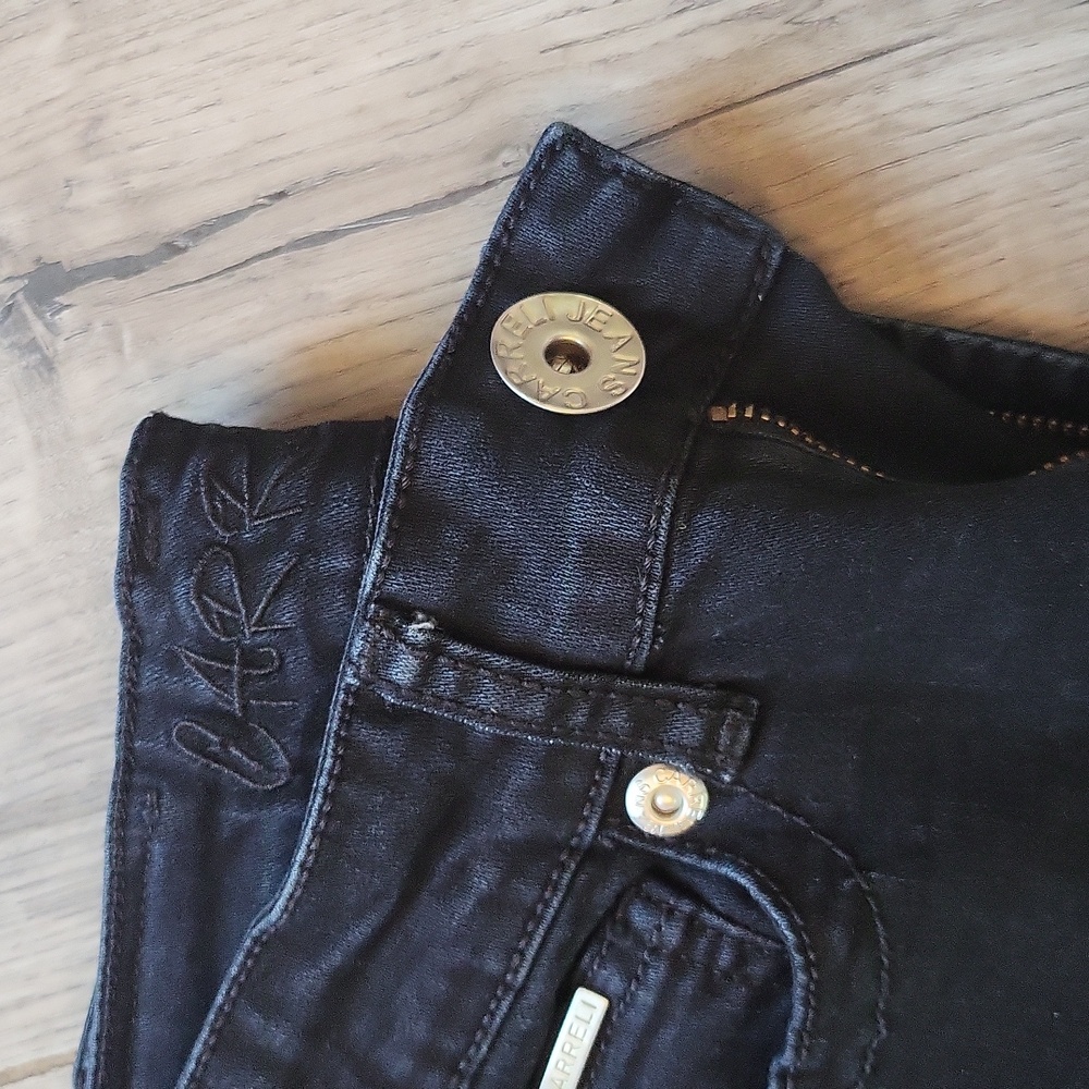 Carreli l Size 26 l black denim l pants l fitted denim - Picture 3 of 12